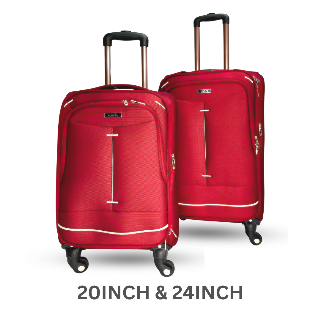 2 Piece Luggage Trolley Sets