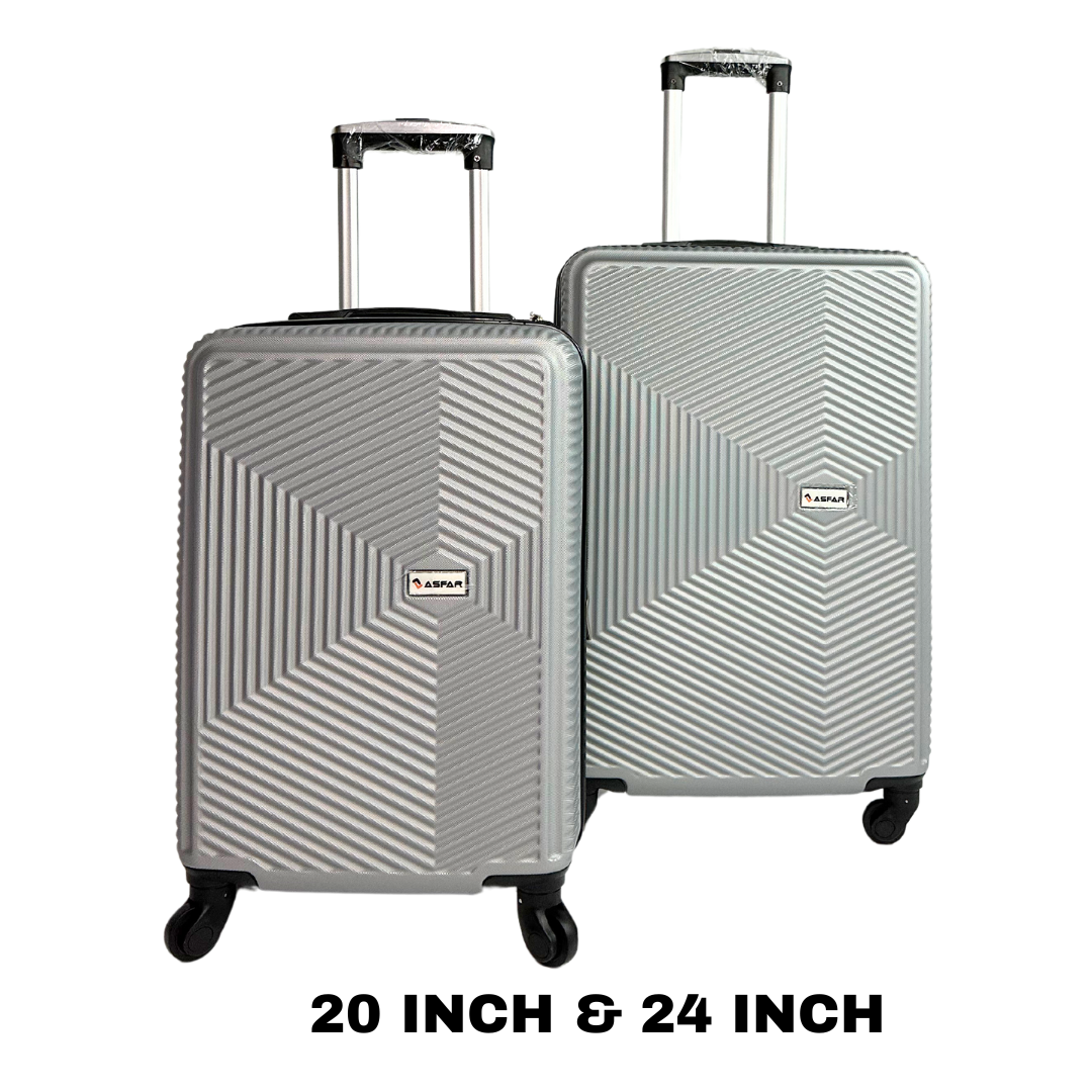 2 Piece Luggage Trolley Sets